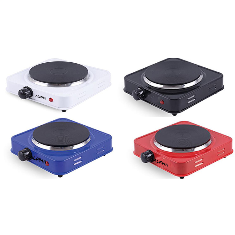 Portable electric stove with plastic stand single hot plate